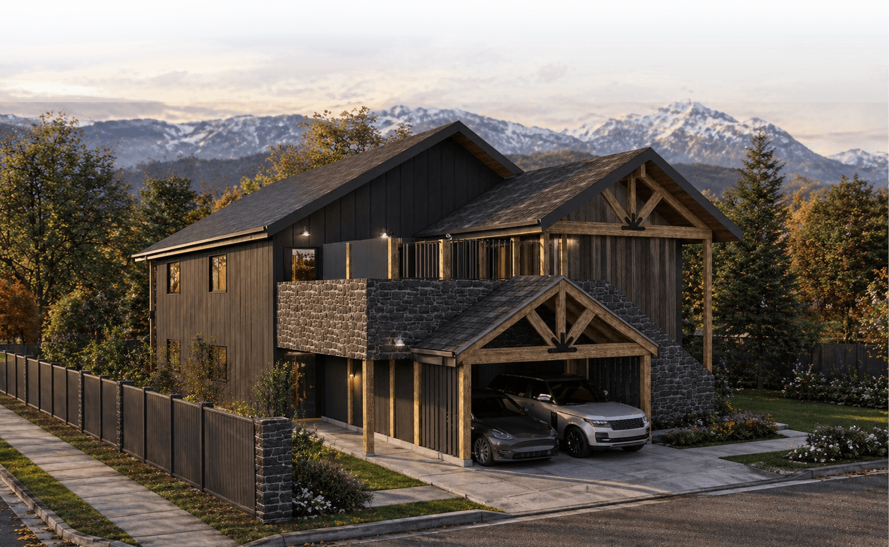 Completed IGV home exterior